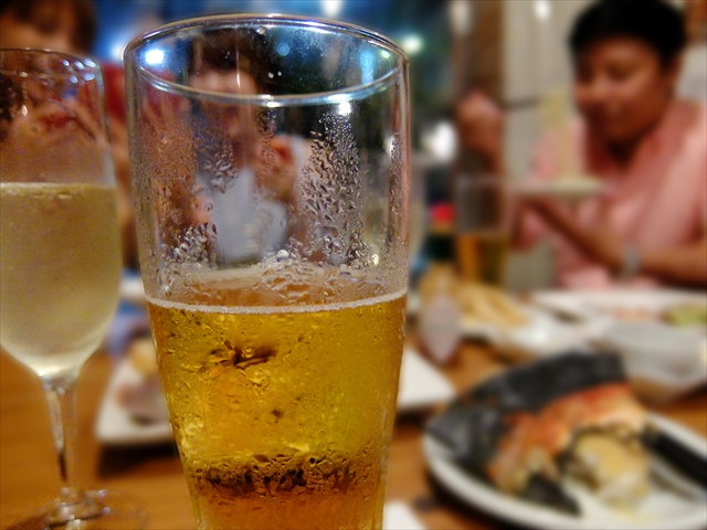 プレミアムフライーで飲み会