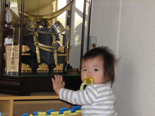 初節句の男の子