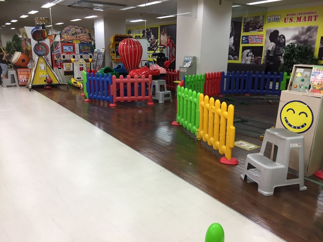Kid's US.LANDセルバ甲南山手店のゲームコーナーは小さい男の子も女の子も楽しんで遊べます。